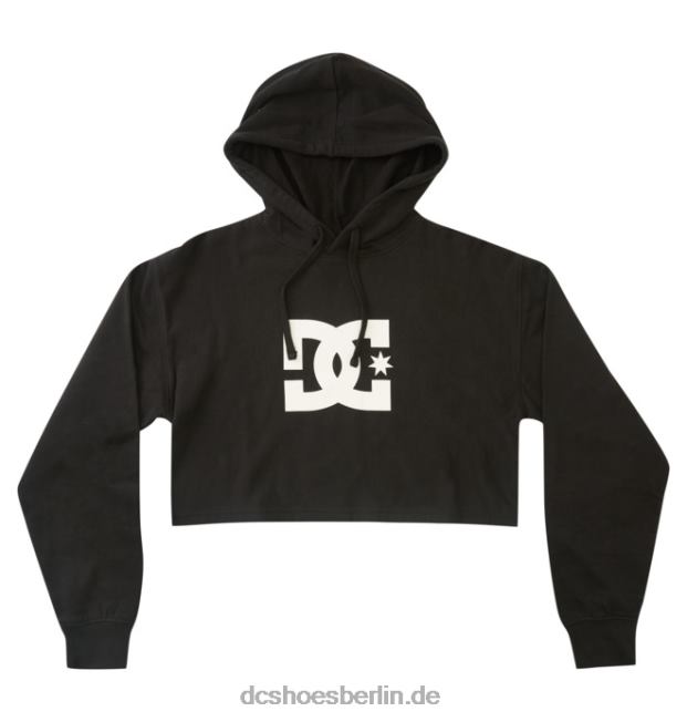 Kurz geschnittener DC-Hoodie für Damen 2DC Shoes Schwarz 486FT481