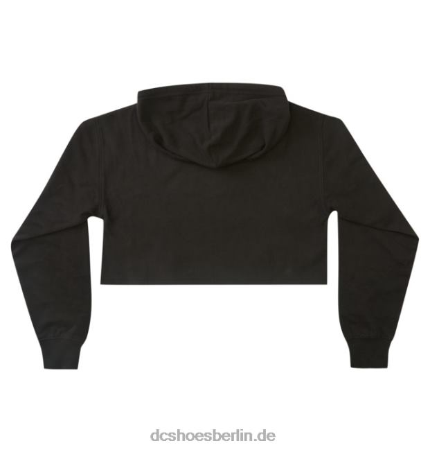Kurz geschnittener DC-Hoodie für Damen 2DC Shoes Schwarz 486FT481