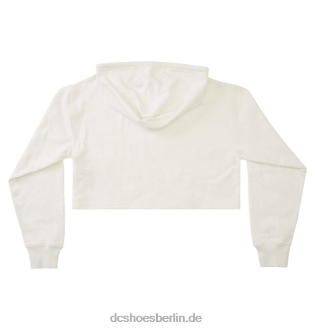 Kurz geschnittener DC-Hoodie für Damen 2DC Shoes Weiss 486FT483