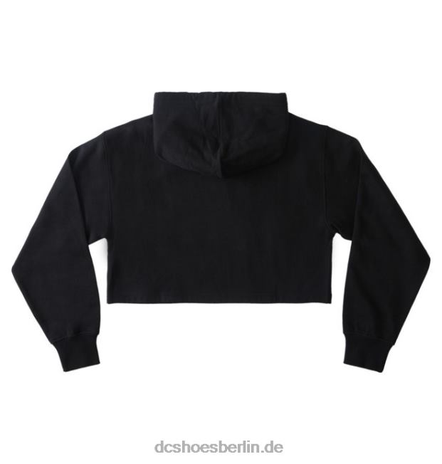 Kurz geschnittener DC-Hoodie für Damen 2DC Shoes schwarz/fuchsia 486FT504