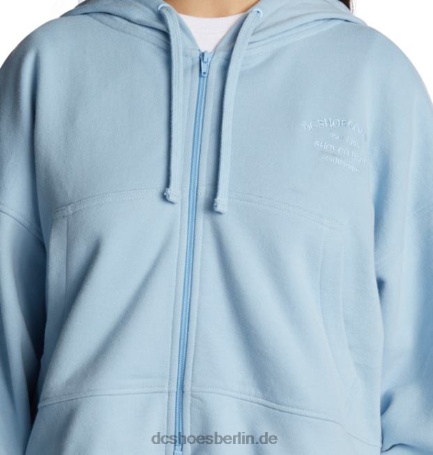 Wochenend-Hoodie mit Reißverschluss für DamenDC Shoes blaue Glocke 486FT469