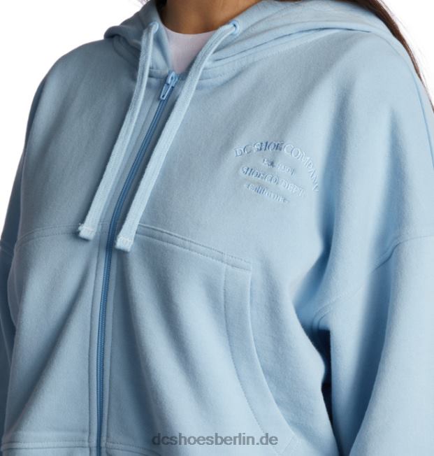 Wochenend-Hoodie mit Reißverschluss für DamenDC Shoes blaue Glocke 486FT469