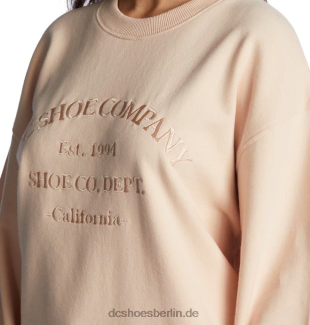 Wochenend-Sweatshirt für DamenDC Shoes cremefarben 486FT482