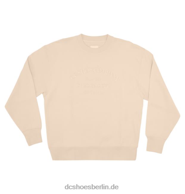 Wochenend-Sweatshirt für DamenDC Shoes cremefarben 486FT482