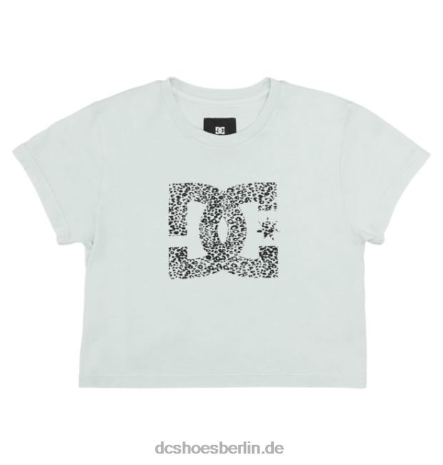 geernteter Baby-T - Shirt der DC-Sternfüllung der FrauenDC Shoes Iced Aqua Acid Wash 486FT486