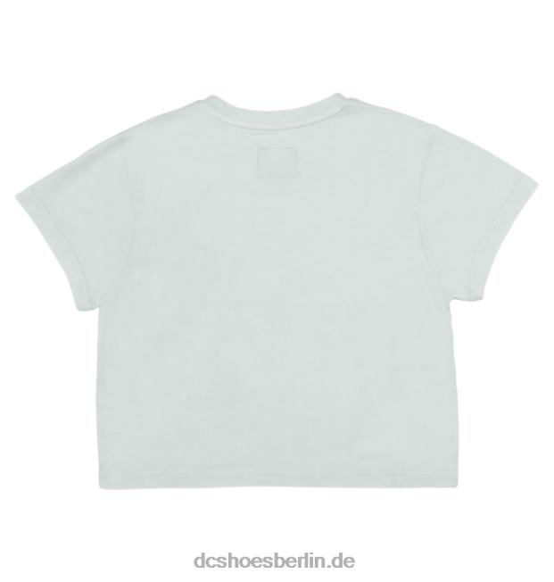 geernteter Baby-T - Shirt der DC-Sternfüllung der FrauenDC Shoes Iced Aqua Acid Wash 486FT486