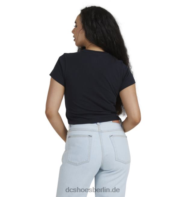 geerntetes T-Shirt der DC-Stern der FrauenDC Shoes Schwarz 486FT495