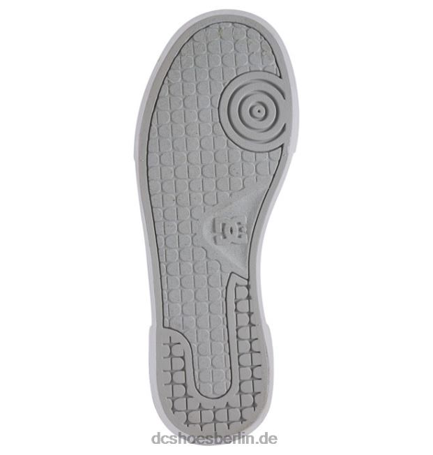 Chelsea-Segeltuchschuhe für DamenDC Shoes Weißsilber 486FT455