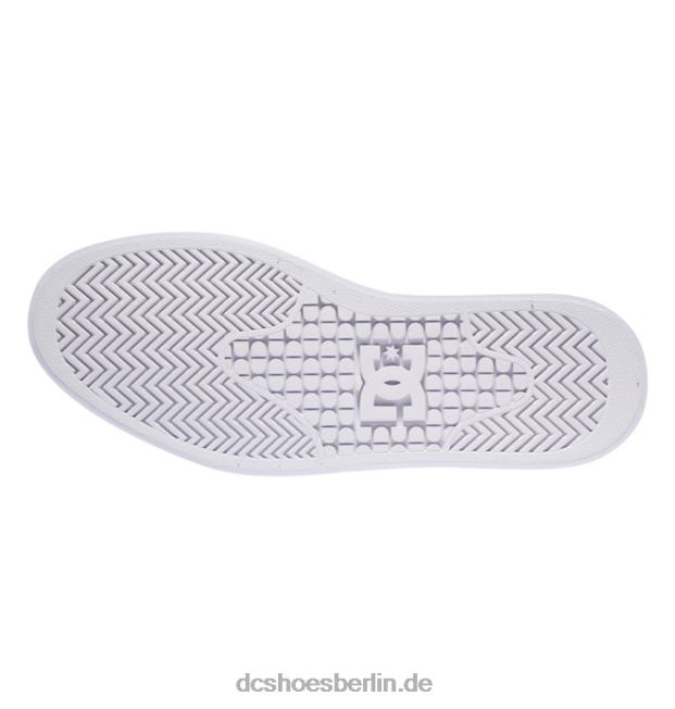 High-Top-Schuhe mit manueller Hi-Plattform für DamenDC Shoes weiß/schwarz/Blume 486FT471