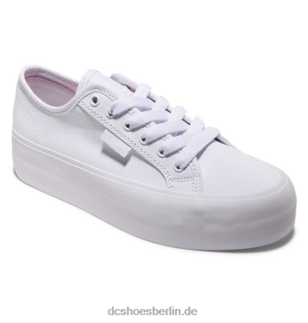 Manual Plateau - Flatform Schuhe für DamenDC Shoes Weiss 486FT473