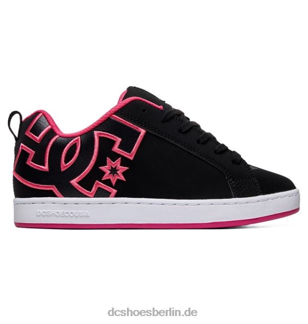 Graffik-Schuhe für DamenDC Shoes schwarz/rosa Schablone 486FT437