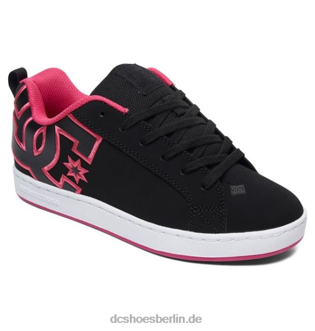 Graffik-Schuhe für DamenDC Shoes schwarz/rosa Schablone 486FT437