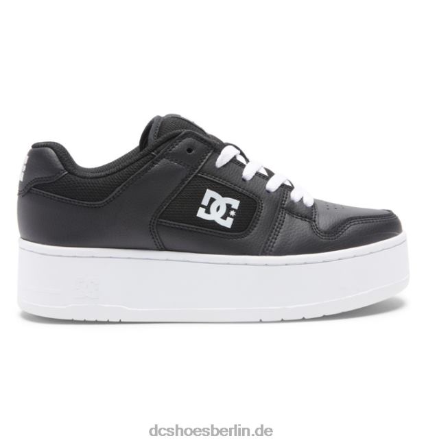 manteca 4 Plateauschuhe für DamenDC Shoes Schwarz-Weiss 486FT489