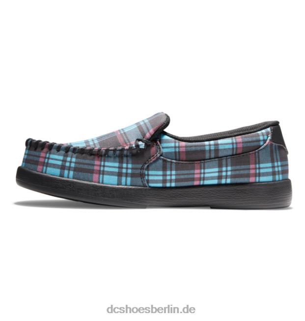 Bösewicht-Slip-on-Schuhe für DamenDC Shoes blau kariert 486FT433