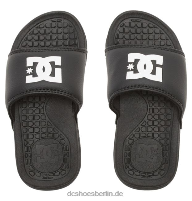 bolsa - Sandalen für JungenDC Shoes Schwarz-Weiss 486FT536