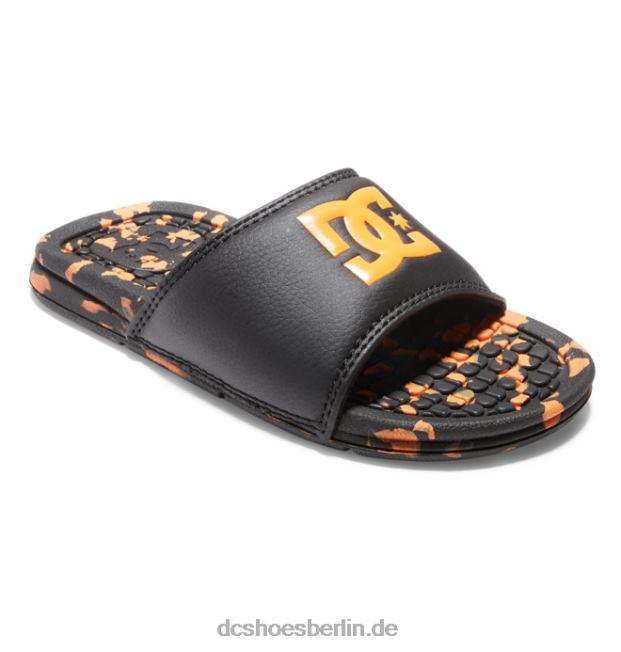 bolsa - Sandalen für JungenDC Shoes schwarz/orange 486FT548