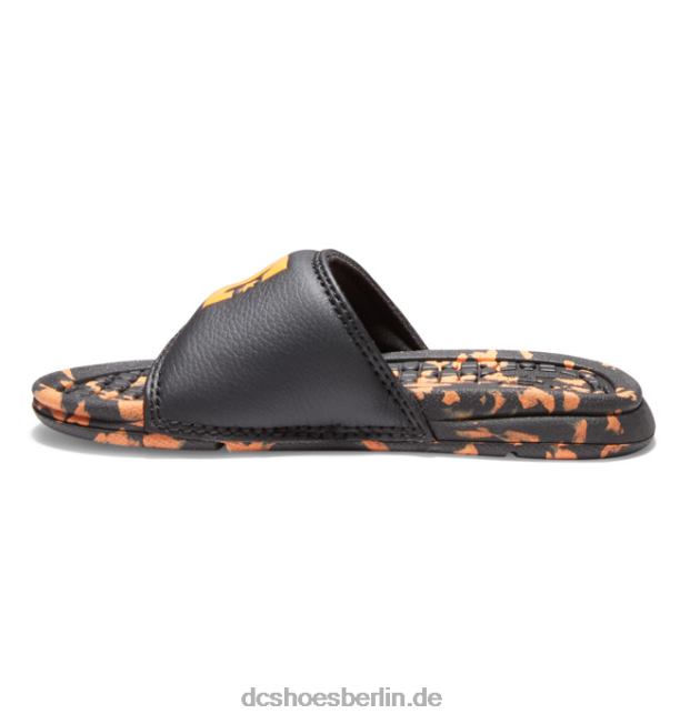 bolsa - Sandalen für JungenDC Shoes schwarz/orange 486FT548