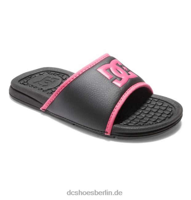bolsa - Sandalen für MädchenDC Shoes schwarz/rosa Schablone 486FT552