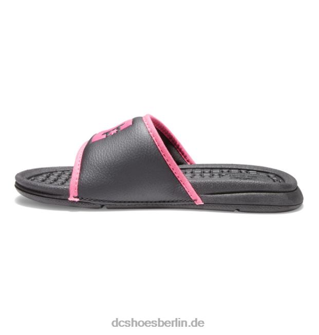 bolsa - Sandalen für MädchenDC Shoes schwarz/rosa Schablone 486FT552