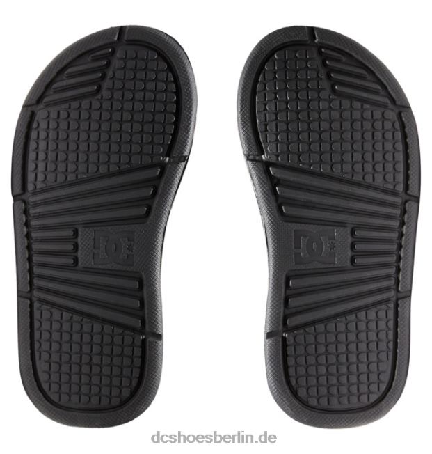 bolsa - Sandalen für MädchenDC Shoes schwarz/rosa Schablone 486FT552