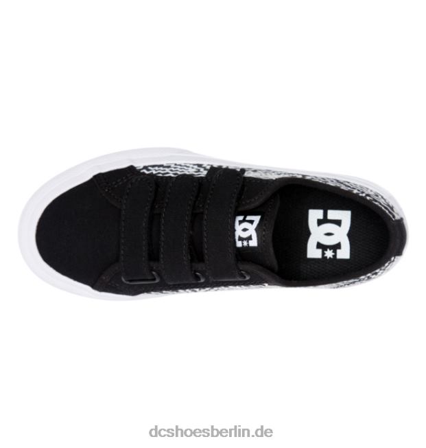 Kinderhandbuch v SchuheDC Shoes Schwarz/Weiß-Druck 486FT534