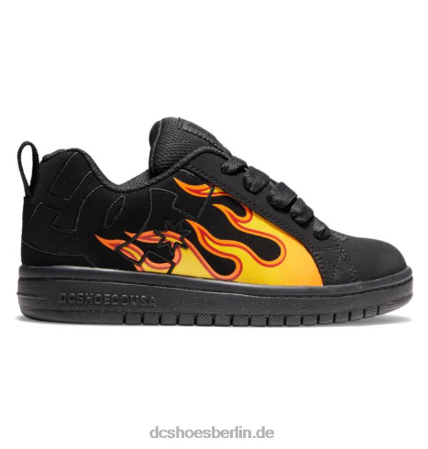 Graffik-Pumps für KinderDC Shoes schwarz/flammen 486FT535