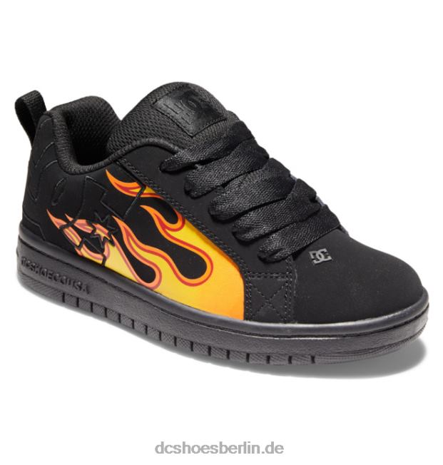 Graffik-Pumps für KinderDC Shoes schwarz/flammen 486FT535