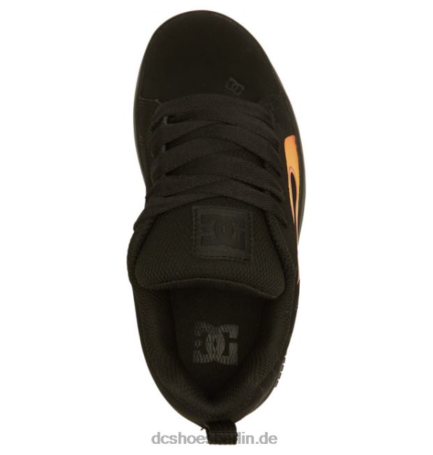 Graffik-Pumps für KinderDC Shoes schwarz/flammen 486FT535