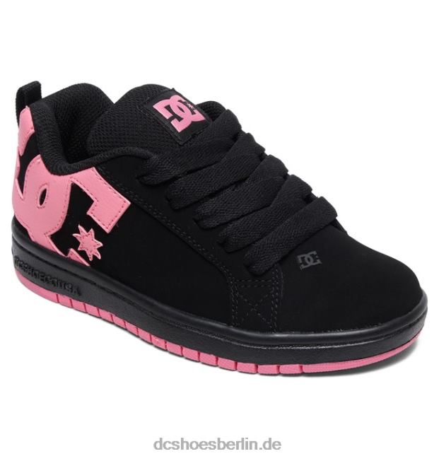 Graffik-Pumps für KinderDC Shoes schwarz/rosa 486FT537
