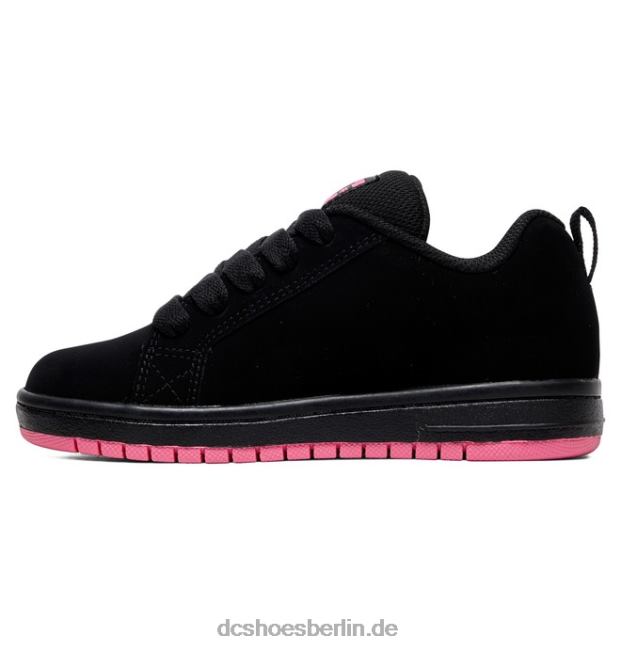 Graffik-Pumps für KinderDC Shoes schwarz/rosa 486FT537