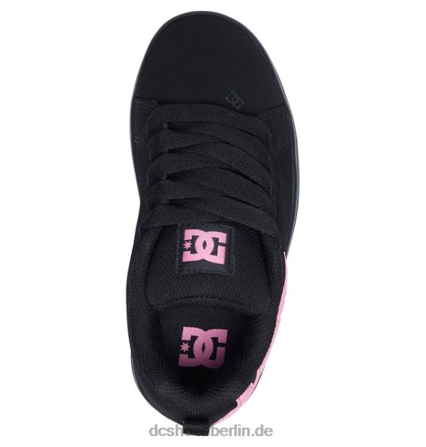 Graffik-Pumps für KinderDC Shoes schwarz/rosa 486FT537