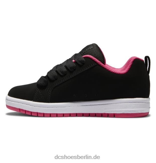 Graffik-Pumps für KinderDC Shoes schwarz/rosa Schablone 486FT544