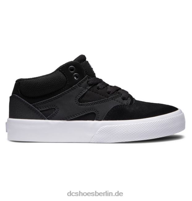 Kalis Vulc Mid Mid-Top-Schuhe für KinderDC Shoes Schwarz-Weiss 486FT516