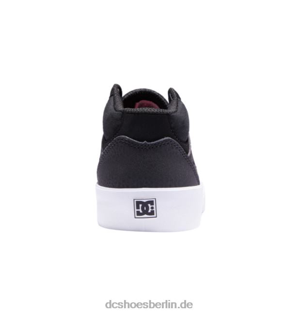 Kalis Vulc Mid Mid-Top-Schuhe für KinderDC Shoes Schwarz-Weiss 486FT516