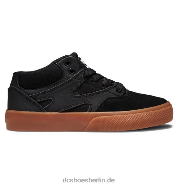 Kalis Vulc Mid Mid-Top-Schuhe für KinderDC Shoes schwarz/gummi 486FT515