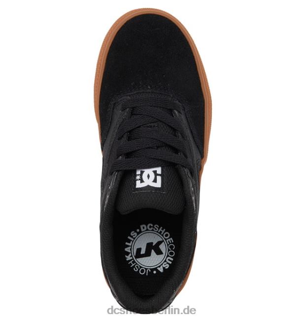 kalis vulc schuhe für kinderDC Shoes schwarz/gummi 486FT558