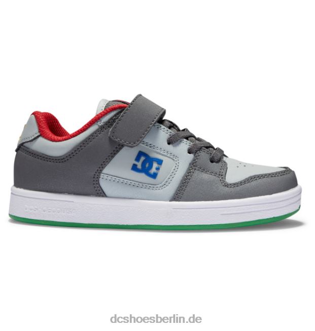 manteca 4 elastische schnürschuhe für kinderDC Shoes Grau Blau 486FT508