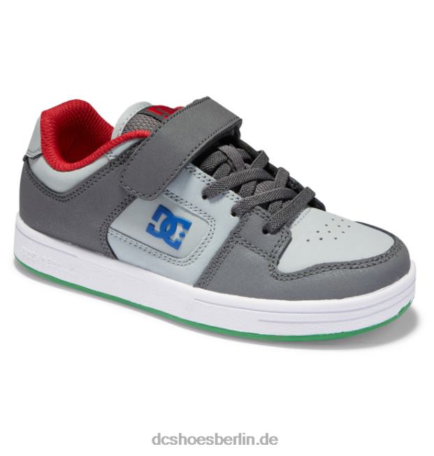 manteca 4 elastische schnürschuhe für kinderDC Shoes Grau Blau 486FT508