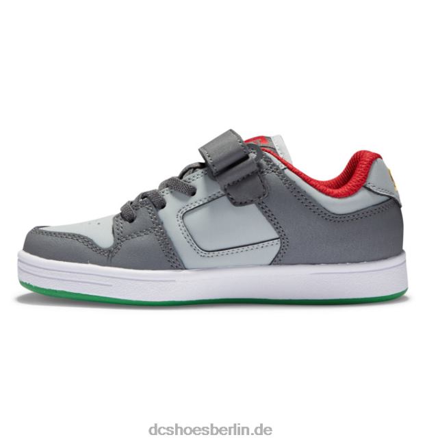 manteca 4 elastische schnürschuhe für kinderDC Shoes Grau Blau 486FT508