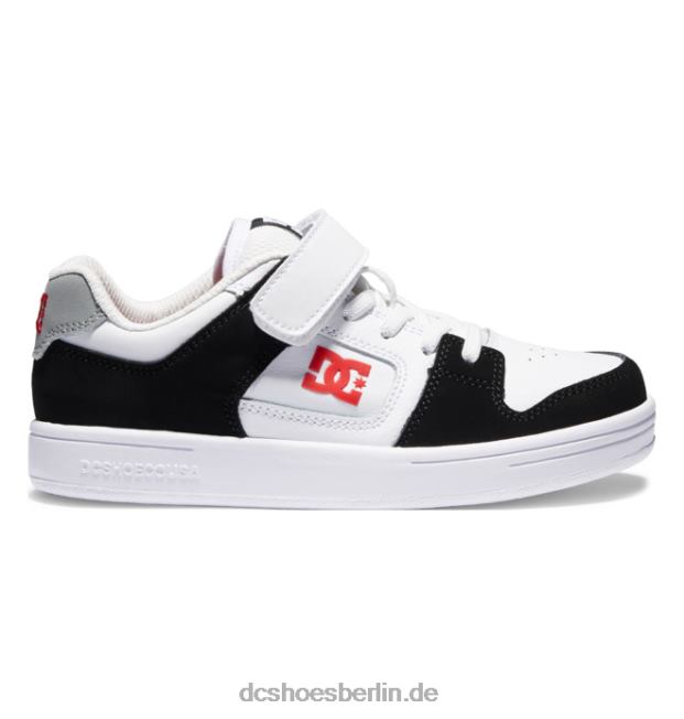 manteca 4 elastische schnürschuhe für kinderDC Shoes schwarz/weiß/rot 486FT562