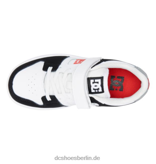 manteca 4 elastische schnürschuhe für kinderDC Shoes schwarz/weiß/rot 486FT562