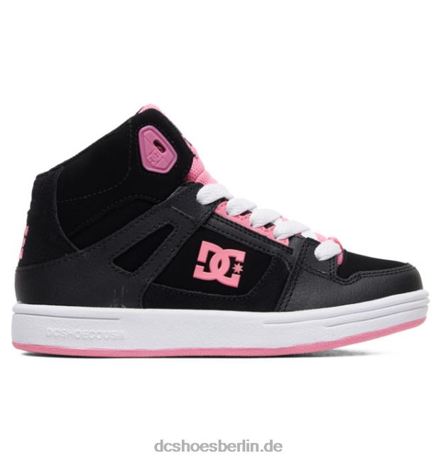 Pure High-Top-Schuhe für KinderDC Shoes schwarz/rosa 486FT541