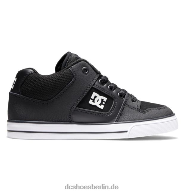 Pure Mid Mid-Top-Schuhe für KinderDC Shoes Schwarz-Weiss 486FT556