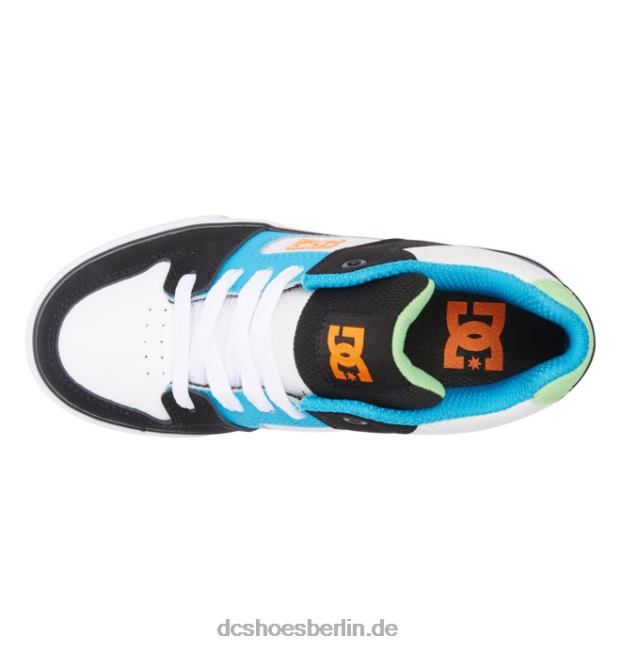 Pure Mid Mid-Top-Schuhe für KinderDC Shoes schwarz/weiß/blau 486FT571