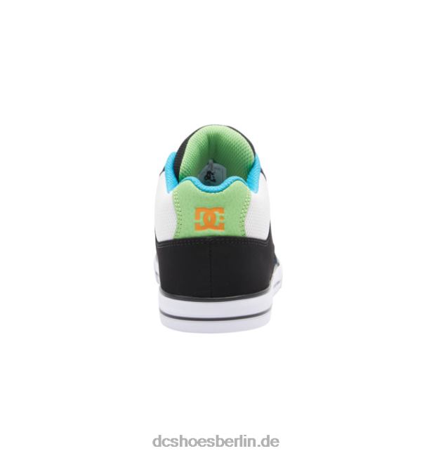 Pure Mid Mid-Top-Schuhe für KinderDC Shoes schwarz/weiß/blau 486FT571