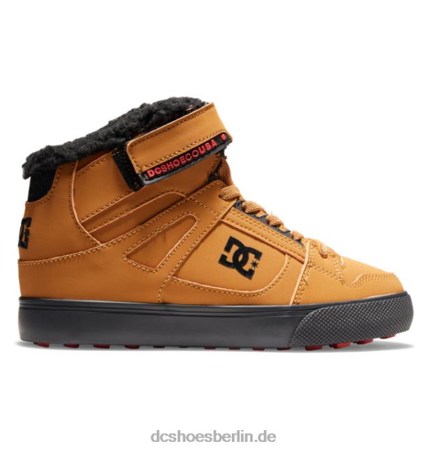 Reine Winterschuhe für KinderDC Shoes weizen/schwarz 486FT510