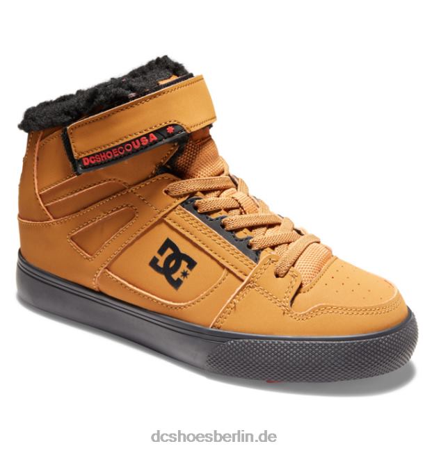 Reine Winterschuhe für KinderDC Shoes weizen/schwarz 486FT510