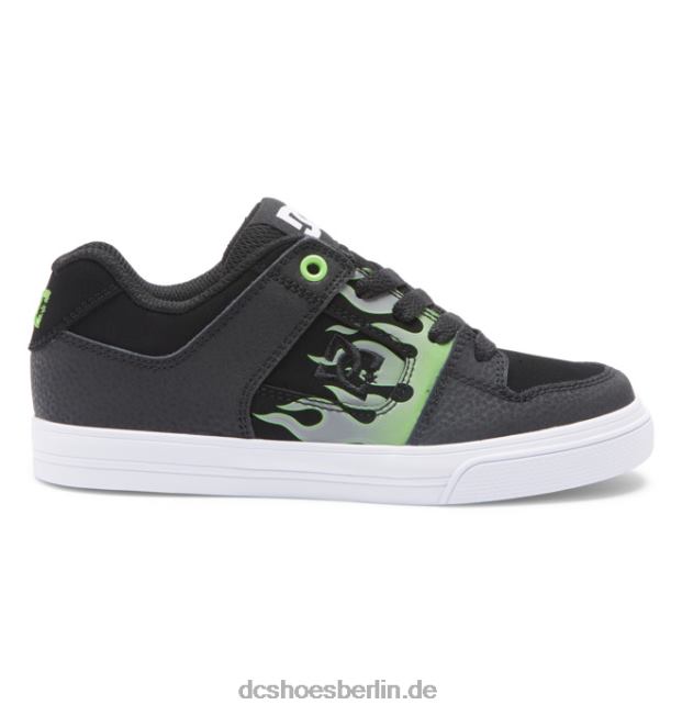 pure - Schuhe für JungenDC Shoes schwarz/grau/grün 486FT561