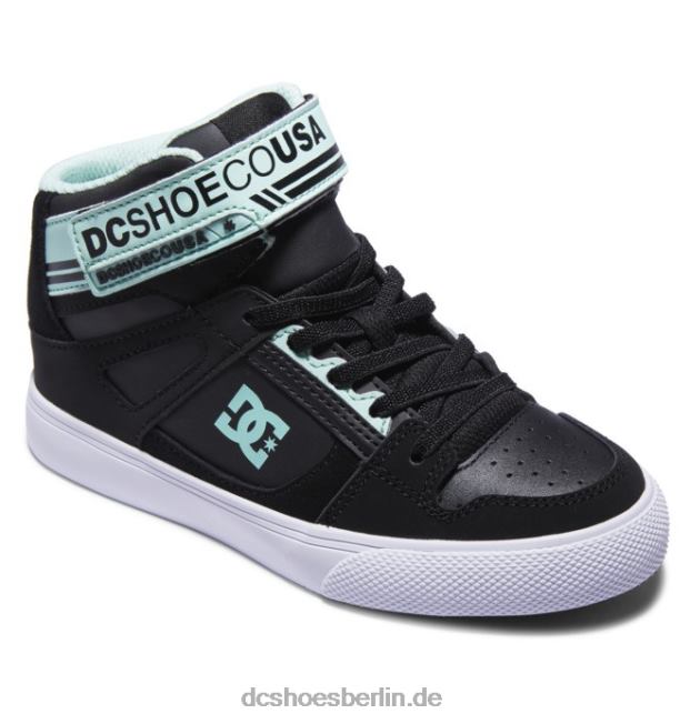 pure hi ev - High-Top-Schuhe für MädchenDC Shoes Schwarz Grün 486FT545