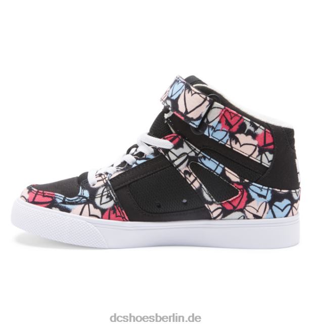pure hi ev - High-Top-Schuhe für MädchenDC Shoes schwarz/mehrfarbig 486FT531